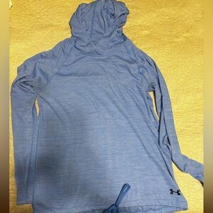 Blue lightweight UA heatgear hoodie